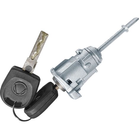 Applicable to Volkswagen SEAT 6L3 left door lock dual key car door lock cylinder parts OE:6L3837167B (1/4)