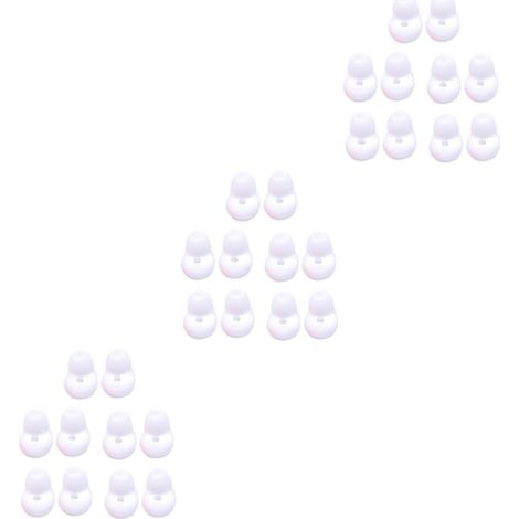 15 Paires D'Embouts De Remplacement Housse De Casque Oreillettes Antidérapantes Oreillettes De Remplacement Gel D'Oreille En Silicone (1/5)