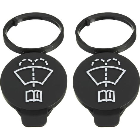 CSPARKV 2 Pieces Windshield Washer Reservoir Cap, Windshield Washer Fluid Filled Tube Cap, Replacement Applicable to LaCrosse, Regal and Malibu