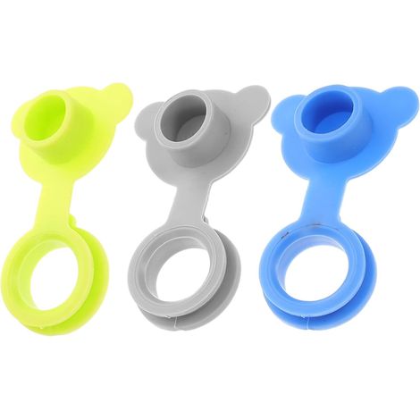 3 bouchons de lavabo, plastique, pour salle de bain et bonde (1/5)