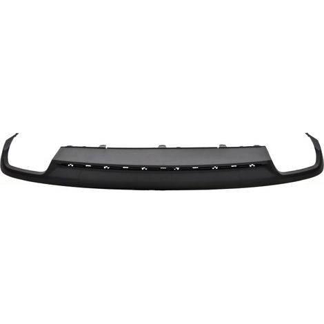 Spoiler de pare-choc arrière noir double sortie Audi A6 4 (4G2-C7-4GC/4G5-C7-4GD) phase 2 2014-2018