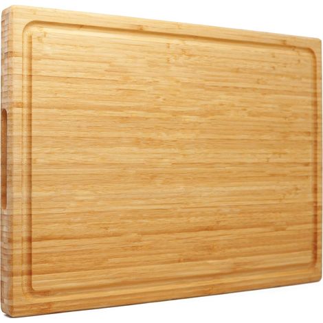 Grande Planche à Découper XXL en Bambou 61 x 40,6 x 3,2 cm (1/5)