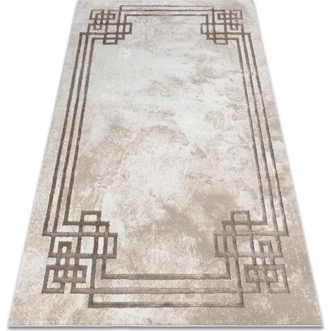 BLISS Z203AZ138 Teppich creme / beige – Rahmen, modern, strukturell beige 120x170 cm