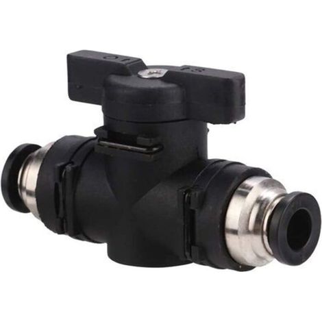 Robinet À Tournant Sphérique - Vanne De Régulation Manuelle Co2 - Pour Tuyau Aquarium 6 Mm - 1 Pièce (1/5)