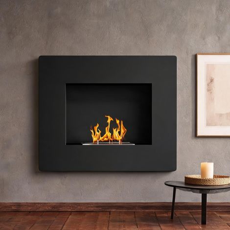 Cheminée électrique negro en acero 66 x 16 x 52 cm (1/5)