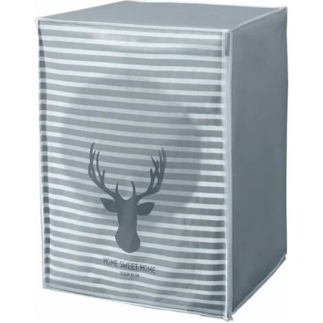 Housse anti-poussière pour machine à laver motif de dessin animé de protection solaire étanche adapté à la machine à laver à pulsateur (1/4)