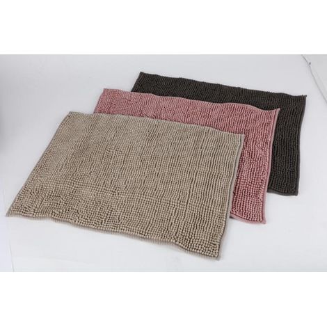 24x Chenille-Badematte 50x70cm Duschvorleger Dusche Badewanne Teppich (1/5)
