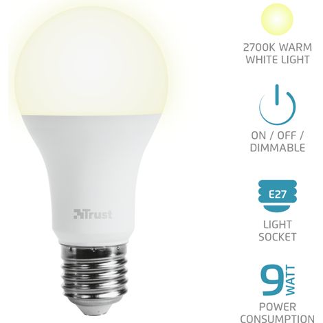 Trust - Bombilla LED Standard con Wifi. Modelo: ALED-2709