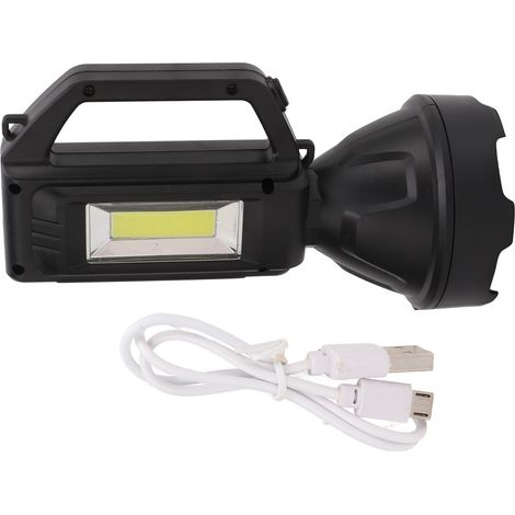 Lampe Torche Puissante LED Rechargeable USB, Imperméable avec Poignée pour Randonnée Camping (1/5)