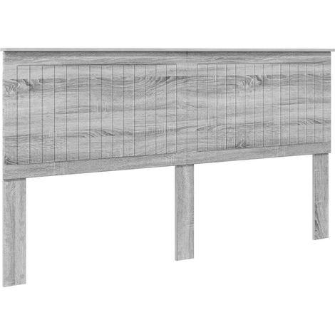 Maison Exclusive - Tête de lit Gris Sonoma 180 cm Bois d'ingénierie (1/5)