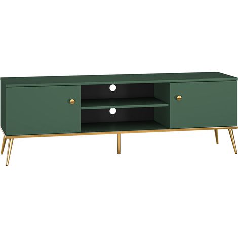 Mobile TV 2 ante Thalia verde 160cm (1/5)