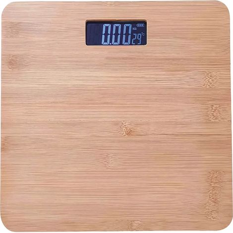 Pèse-personne électronique précis en bois, jusqu'à 180 kg, wagPRO-B3 (1/5)