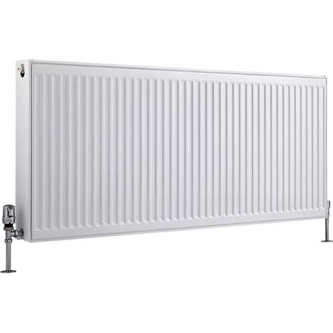 Milano Compact White Type 11 Central Heating Single Panel Horizontal Convector Radiator - 600mm x 2000mm (1/5)
