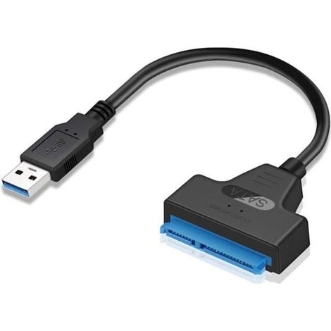 USB 3.0 zu SATA Konverter, USB zu SATA III Adapter, USB 3.0 zu SATA III Kabel für 2,5" SSD/HDD (1/4)