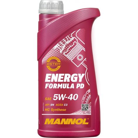 MANNOL PKW-MOTORÖL 5W40 ENERGY FORMEL PD 1 LITER (7913) (SYNTHETISCH)