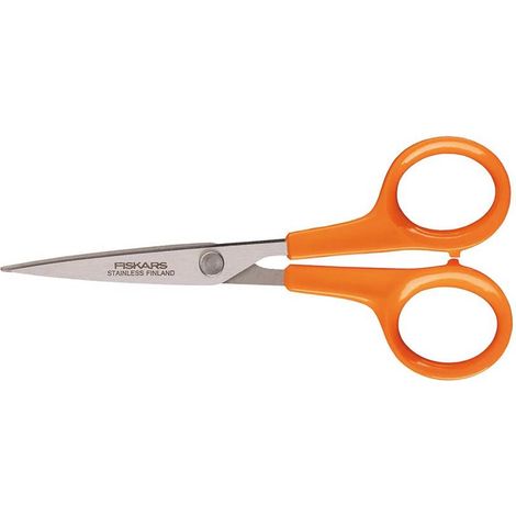Tijeras de costura Fiskars naranja 13 cm precisión Micro-Tip