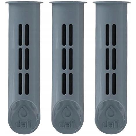 Filtres pour bouteille Dafi gris, lot de 3