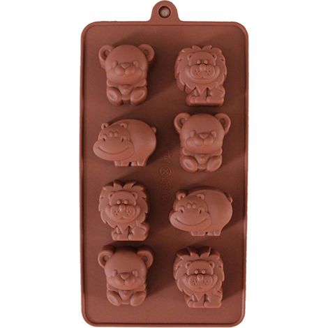 Moule en silicone chocolat pour muffins et pâtisserie (1/4)