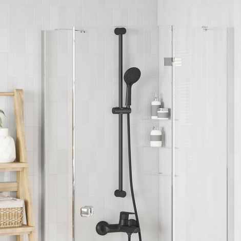 Teenpull – Duschkopfhalter Schwarz 100 cm ABS Kunststoff (1/5)