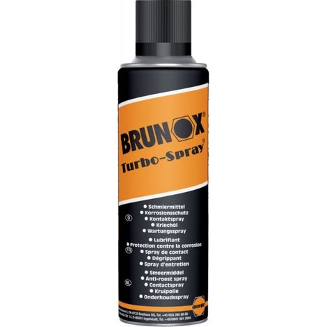 Lubricante brunox turbo spray penetración corrosión 100ml