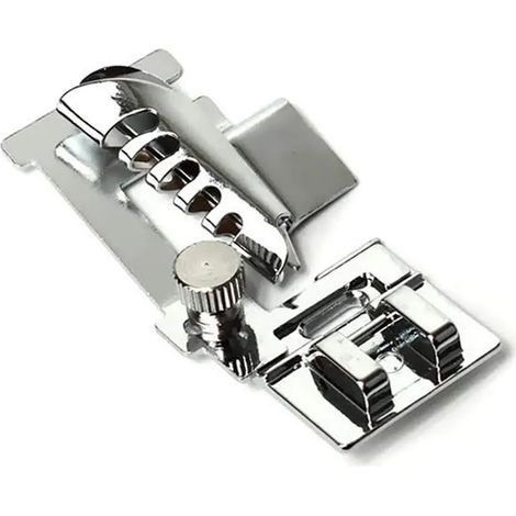 Support biais pied presseur machine à coudre domestique acier inoxydable accessoire pour ourlet et biais (1/5)