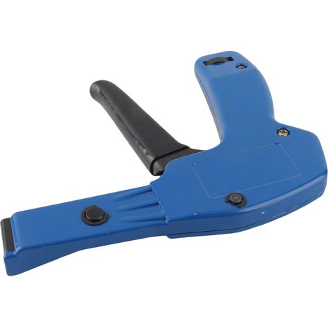 Pistolet à attaches en aluminium bleu, outil de serrage et tension pour colliers en nylon (1/5)