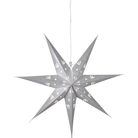 Best Season Papierstern Metasol, 70 cm Durchmesser, silber