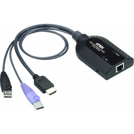 Aten Ka7188 Cable Para Video, Teclado Y Ratón (kvm) Negro (1/2)