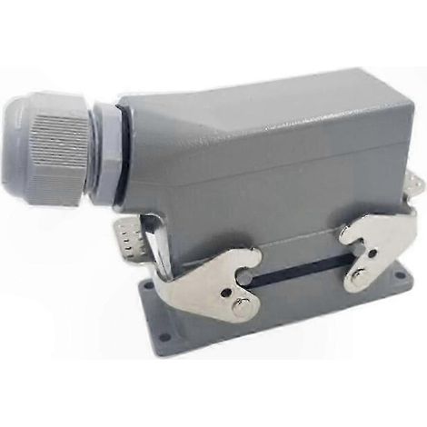 Hochleistungs-Rechteckstecker, 10-polig, 16 A, HE HD-Serie, wasserdichter Industriestecker (1/5)