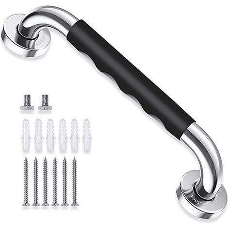 Haltegriff für Badewanne, 33 cm, rutschfester Haltegriff für Badezimmer, wandmontierter Duschhaltegriff aus Edelstahl für Senioren/Menschen mit Behinderung/Kinder/Schwangere (1/5)