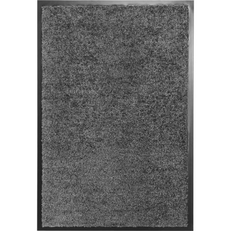 Fußmatte Waschbar Anthrazit 40x60 cm