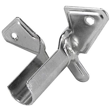 Supporto Barra 12 mm.Ø Laterale Cromato