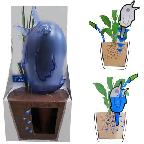 Scheurich Bewässerungshilfe Bördy groß blau 20 cm Gießkannen & Blumensprüher (1/5)