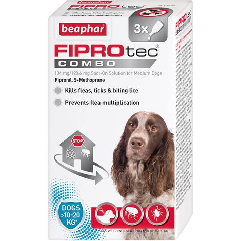 Beaphar Fiprotec Combo Medium Dog (3Pipettes) - 20177 (1/5)