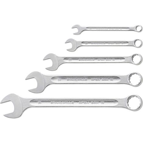 Stahlwille 96400809 13/5 Ring-Maulschlüssel-Satz 5teilig Schlüsselweite (Metrisch) 8 - 19 mm (1/2)