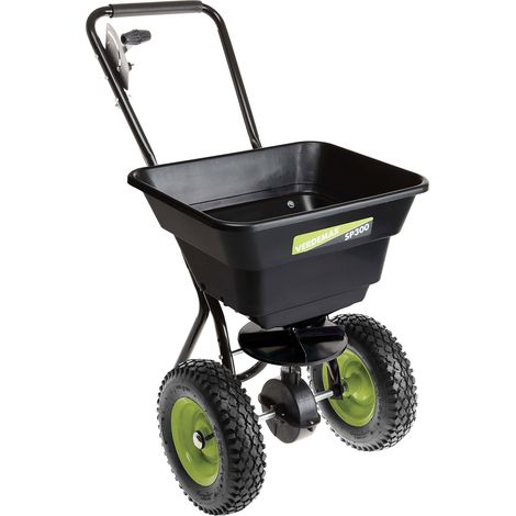 Spandiconcime Manuale Rotativo Verdemax SP300 a Spinta Capienza 30L per Fertilizzante Semi e Sale in PP (1/5)