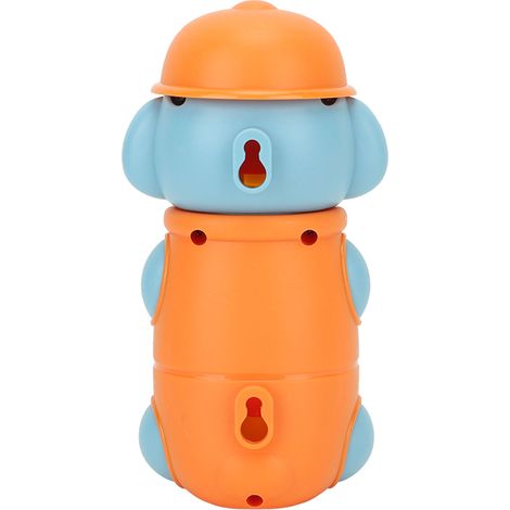 Canard de bain bébé rotatif avec hélice, jouet aquatique amusant et sécurisé - Ventouses puissantes, couleurs attractives (1/5)