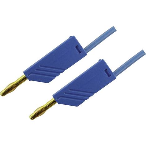 SKS Hirschmann MLN 50/2,5 BL cordón de medida azul 0,50 m