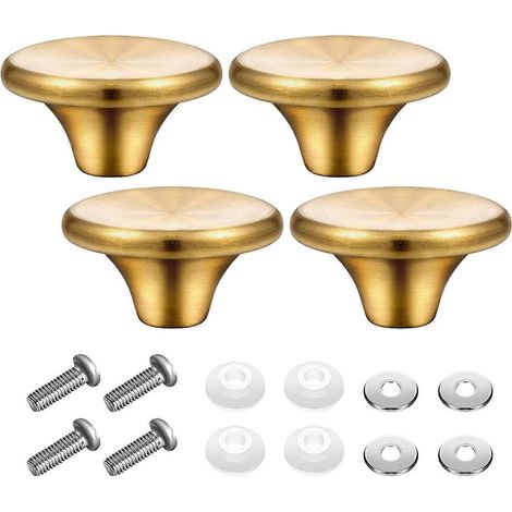 Set mit 4 Ersatzknöpfen aus Metall für Backöfen, Küchenutensilien und Deckel. Passende Ersatzteile für Backöfen. (1/5)