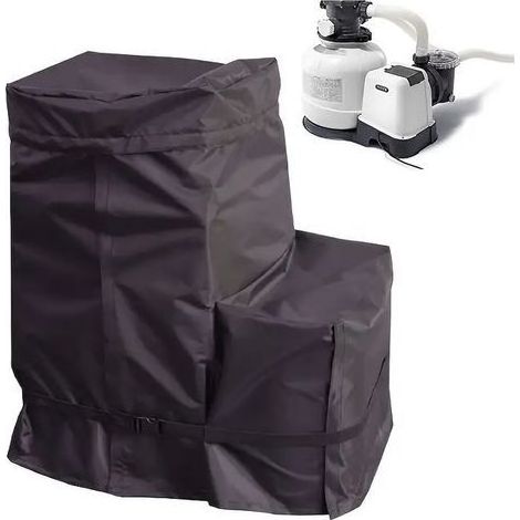 Housse de protection pour filtre à sable Intex 14 16" Housse de protection étanche Oxford 420D pour système de filtration à sable avec cordon de serrage (1/4)