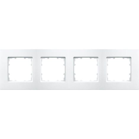 Cornice 4 elementi 303x90mm in bianco polare  Siemens Delta MIRO 5TG11140WH