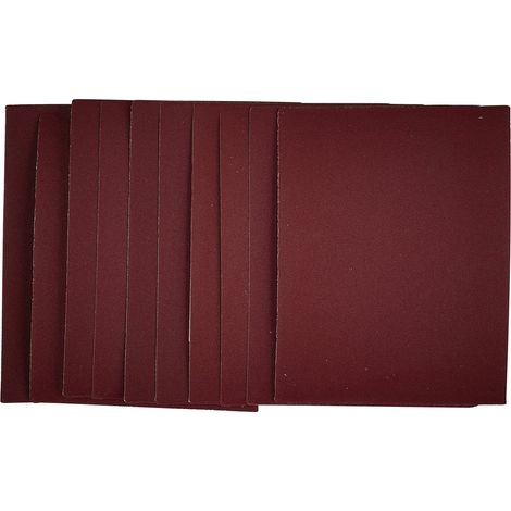 Draper 1/4 Sanding Sheets, 115 x 150mm, 240 Grit, Pack of 10 (1/5)