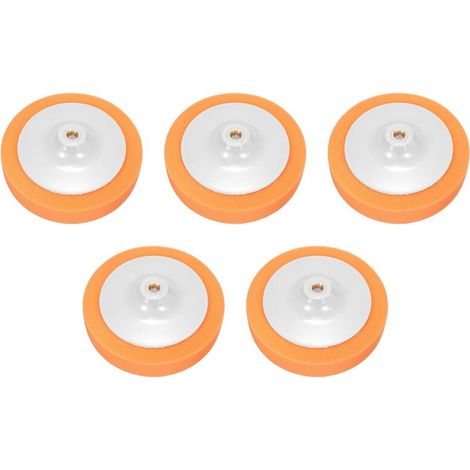 Adecuado para un juego de 5 cabezales de pulido de coche de esponja suave de 7 pulgadas (180 mm) con rosca M14.