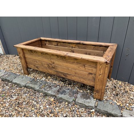 Prestbury Raised Rectangular Extra Large Trough - Timber - L47.5 x W109 x H42 cm