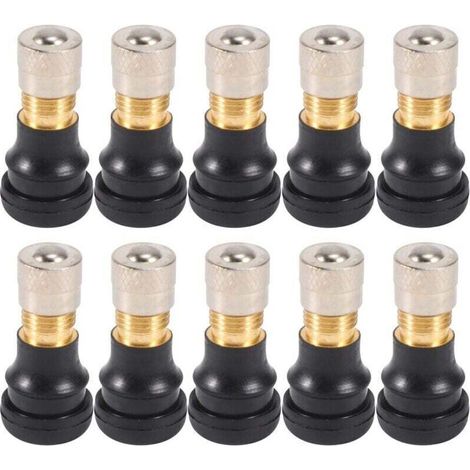 10 PièCes Scooter éLectrique Tubeless Pneu Valve de Vide Gaz Roue pour M365 Accessoires (1/4)