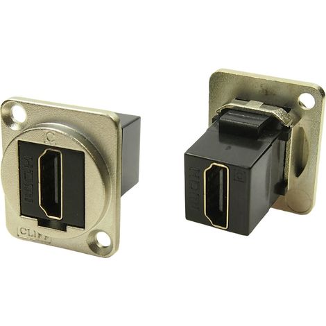 XLR Adapter HDMI-Buchse auf HDMI Adapter, Einbau CP30200GM Cliff Inhalt: 1 St.