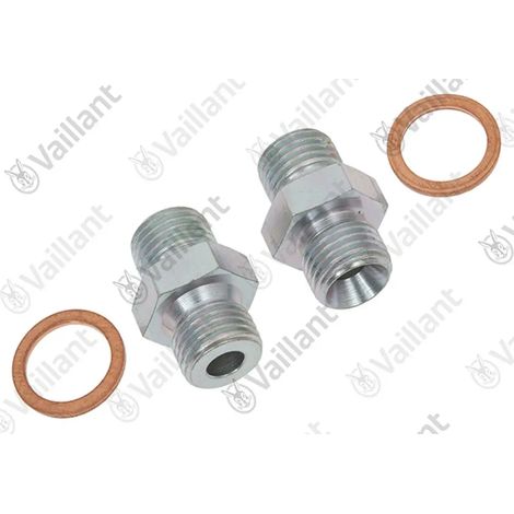 VAILLANT Manguito, Set a 2 piezas VKO 156+256+356/3-7 u.w. Vaillant-Nr. , 0020021168
