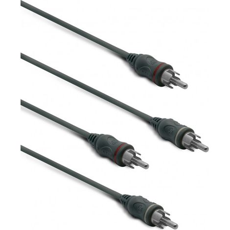 Câble audio 2 RCA mâle/mâle 1,2 m (1/2)