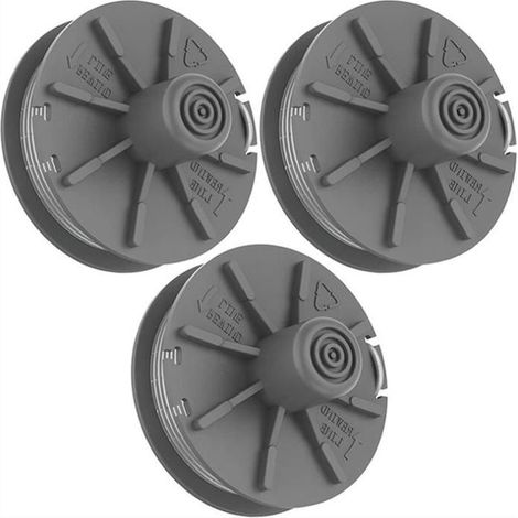 Pour bobine de coupe-bordure Gardena, bobine de 3 pièces, pour coupe-bordure Turbo 5307-20 6 m (1/5)