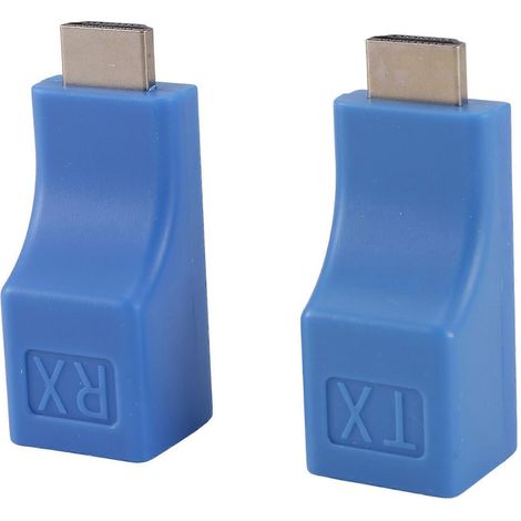 Câble d'extension en lot de 2 vers convertisseur RJ45, compatible avec les décodeurs TV HD 4K et 2K. (1/5)
